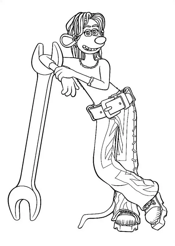 Flushed Away Coloring Pages 9