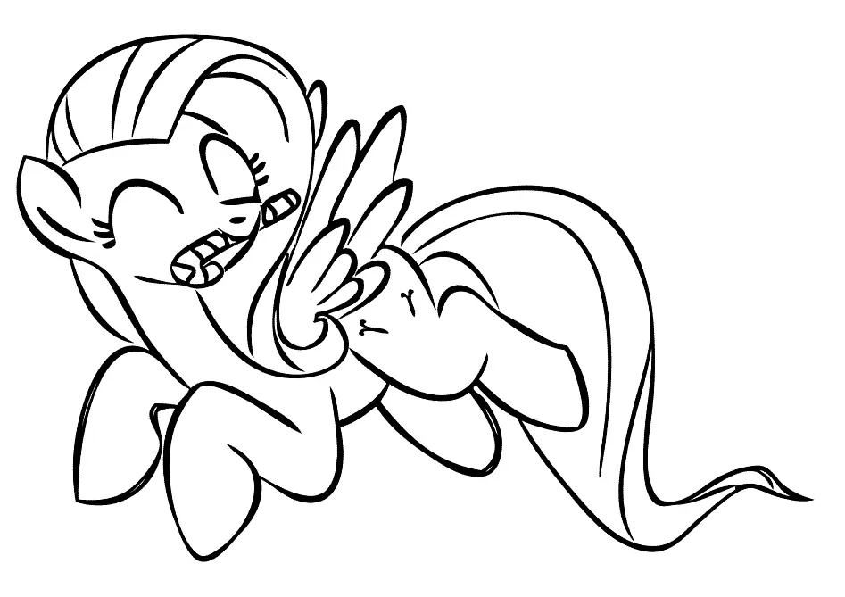 Fluttershy Para Colorear 38