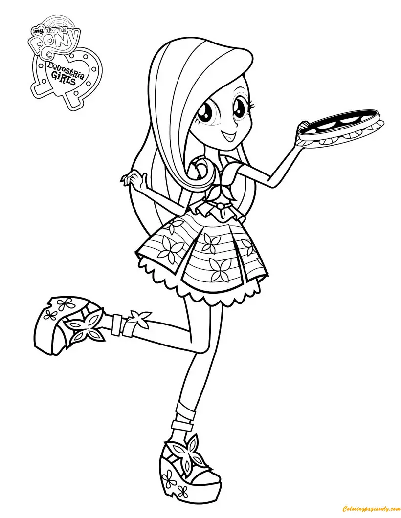 Fluttershy Para Colorear 9