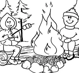 Wald Ausmalbilder 37