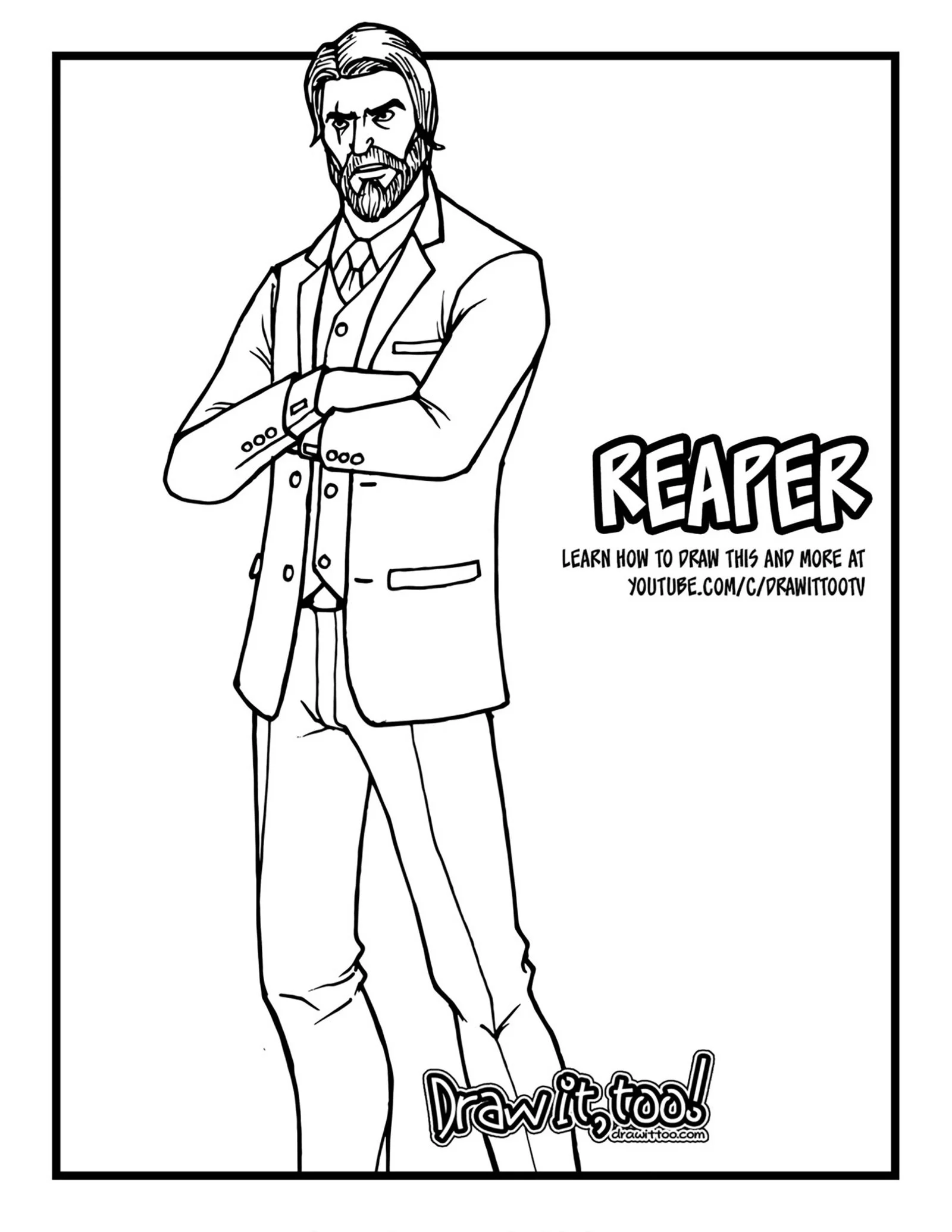 Fortnite coloring pages 25