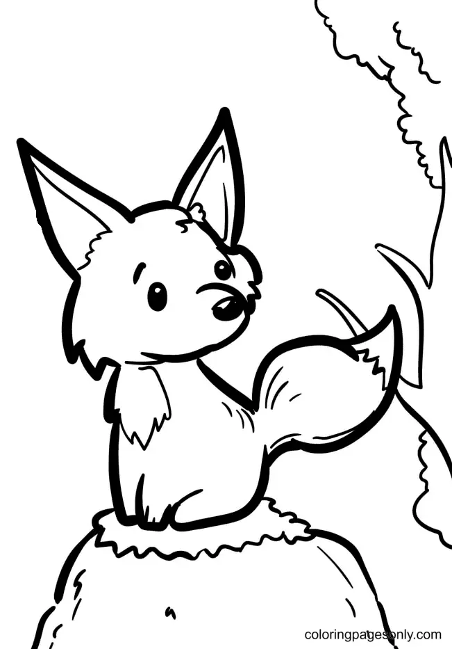 Fuchs Ausmalbilder 63