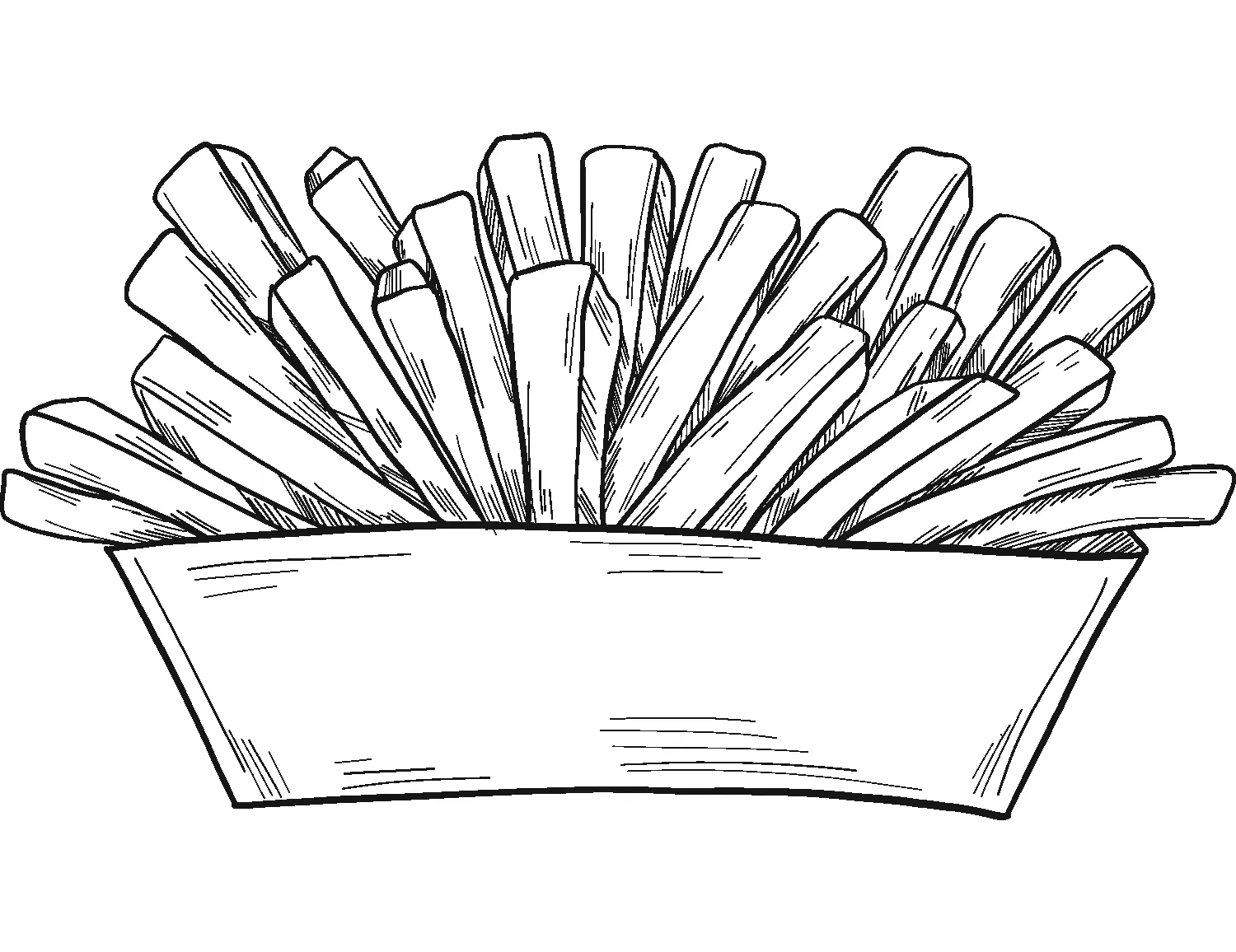 Batatas fritas para colorir 16