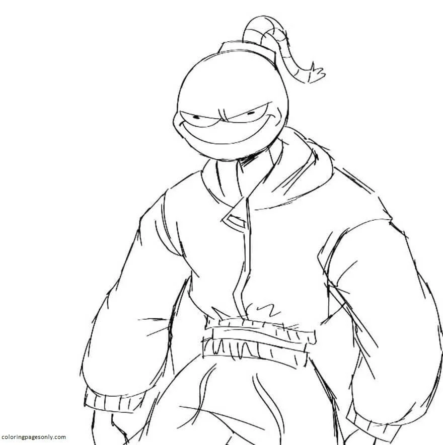 Friday Night Funkin Coloring Pages 100