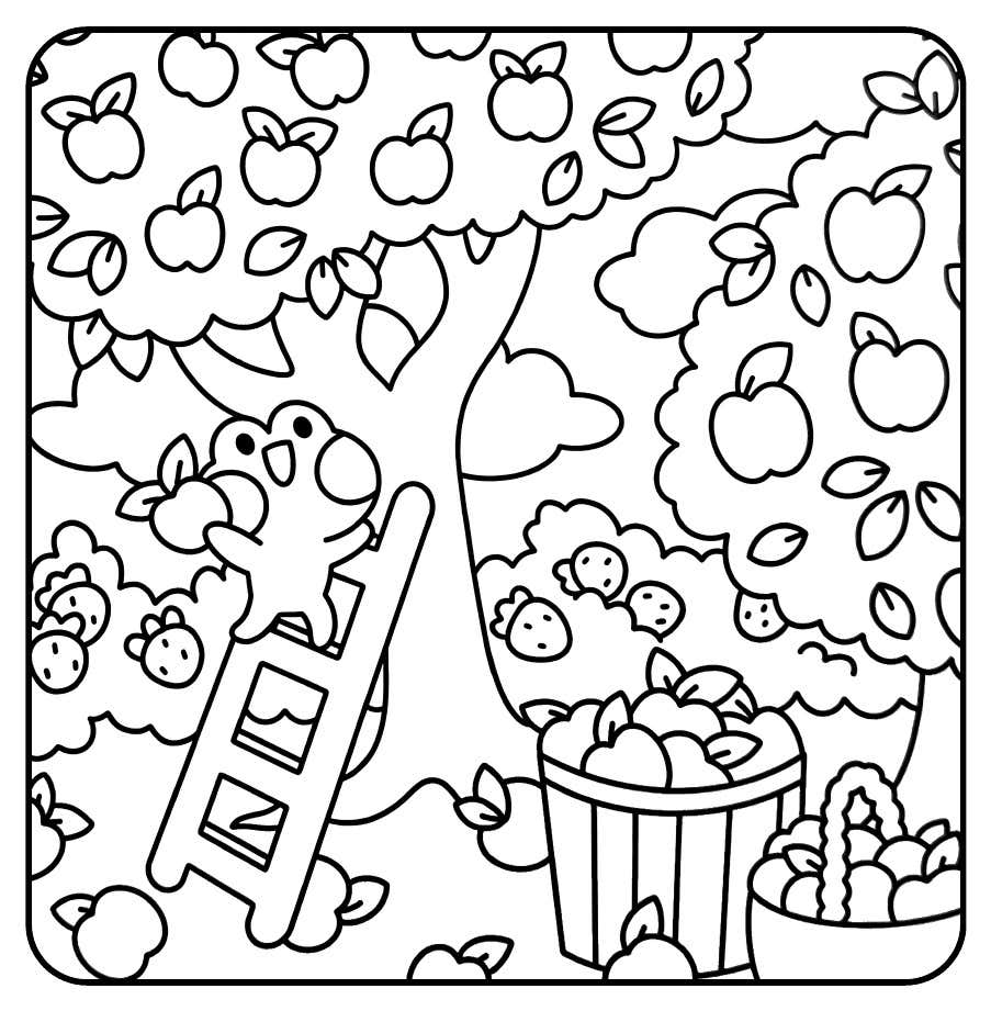 Froschtage Ausmalbilder 23