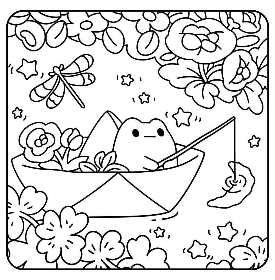Froschtage Ausmalbilder 39