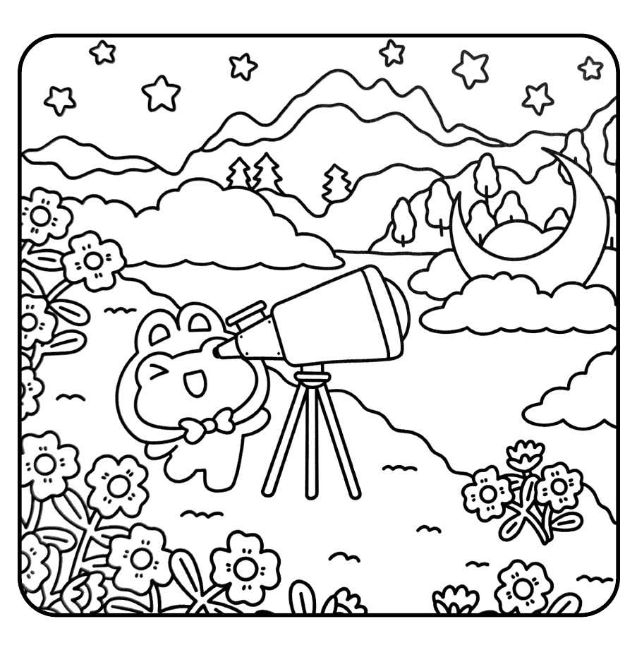Froschtage Ausmalbilder 4
