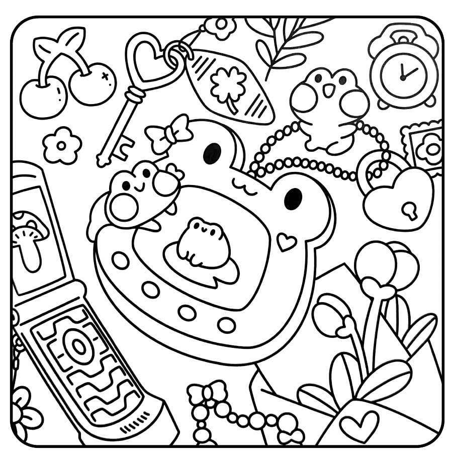 Froschtage Ausmalbilder 40