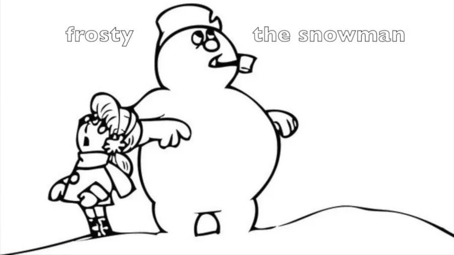 Frosty the Snowman Coloring Pages 20