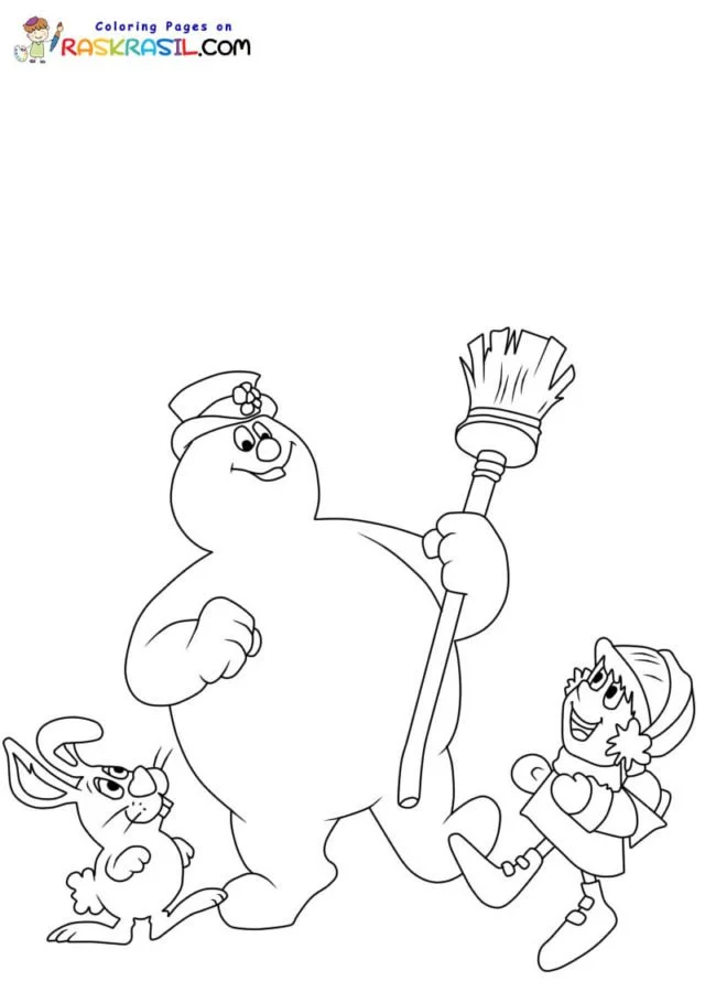 Frosty the Snowman Coloring Pages 37