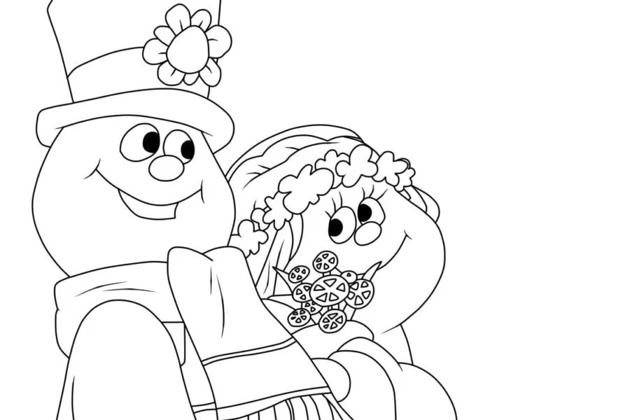 Frosty El Muneco De Nieve Para Colorear 39