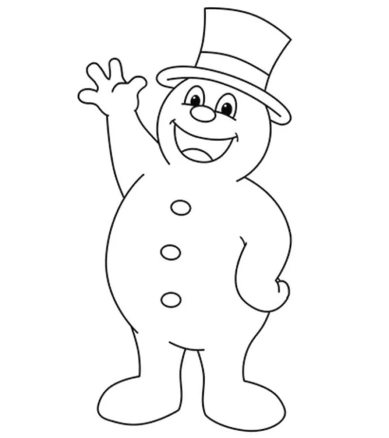Frosty the Snowman Coloring Pages 43