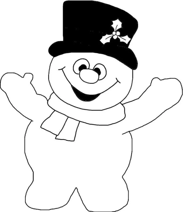 Frosty the Snowman Coloring Pages 44