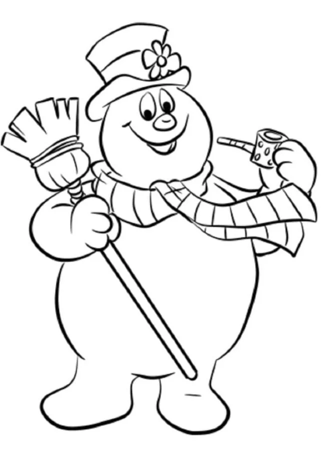 Frosty the Snowman Coloring Pages 45