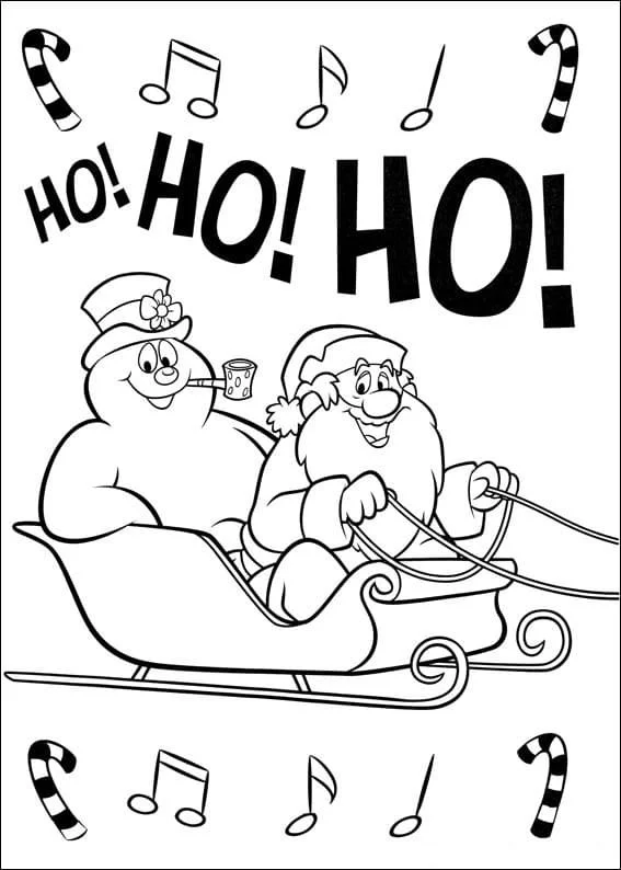 Frosty the Snowman Coloring Pages 46