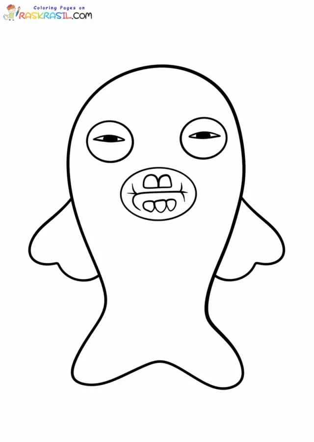 Fuggler para Colorear 9