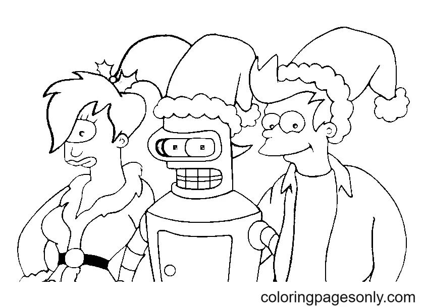 Futurama Ausmalbilder 25
