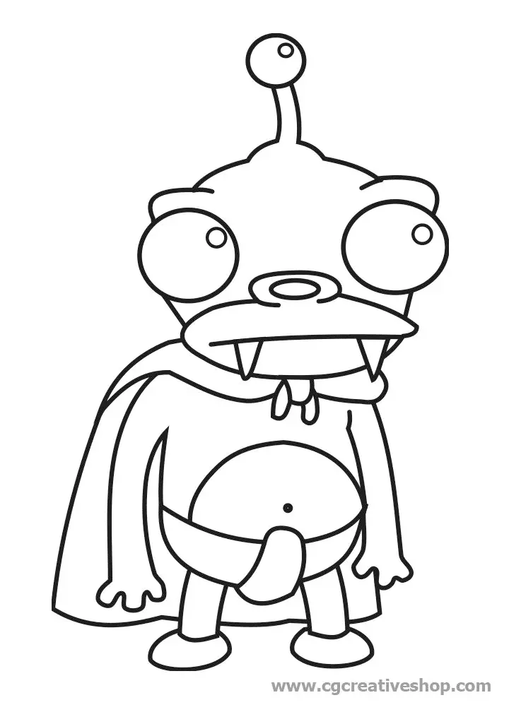 Futurama Ausmalbilder 27