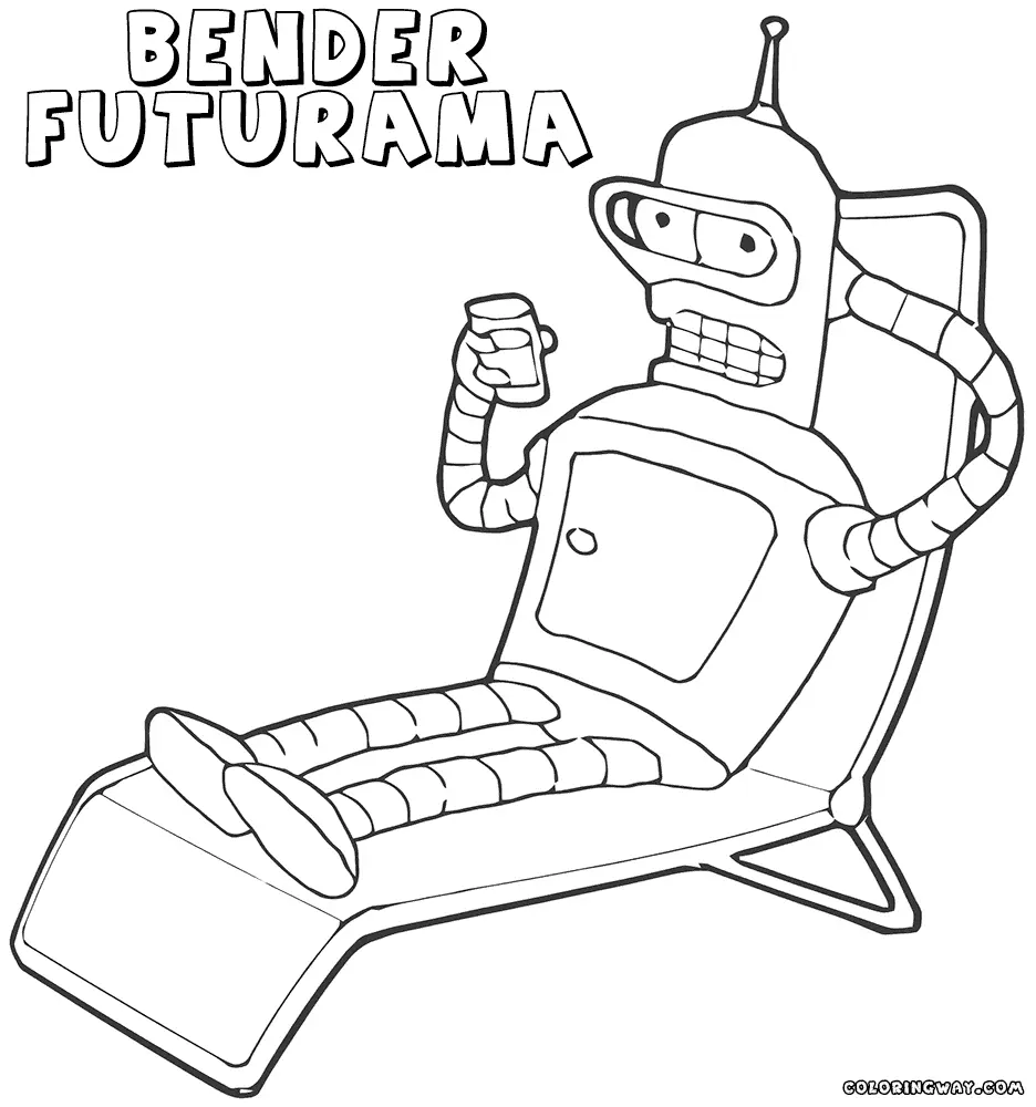 Futurama Ausmalbilder 30