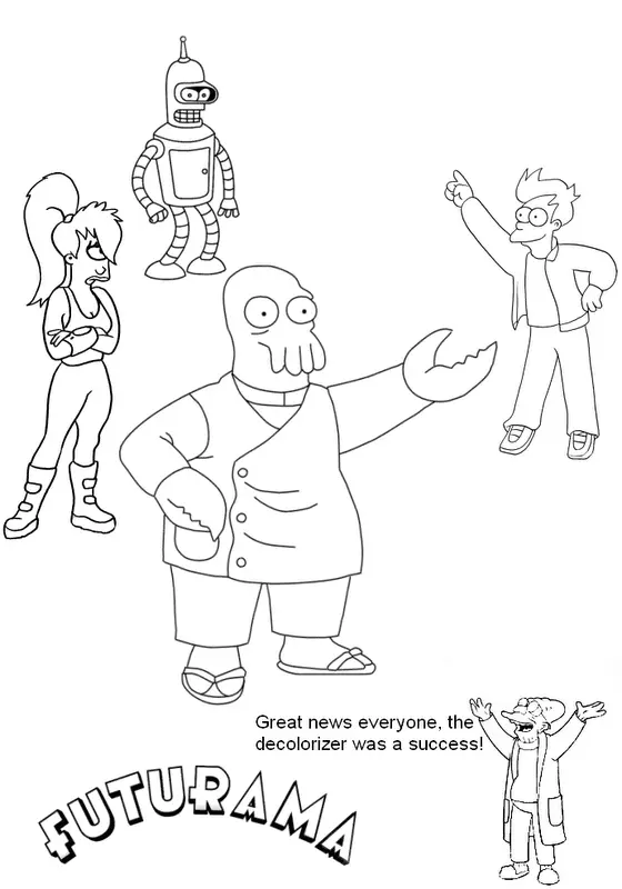 Futurama Coloring Pages 54