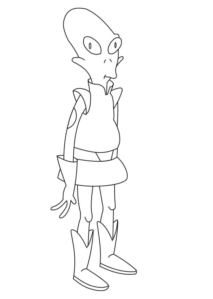 Desenhos de Futurama Para Colorir 56