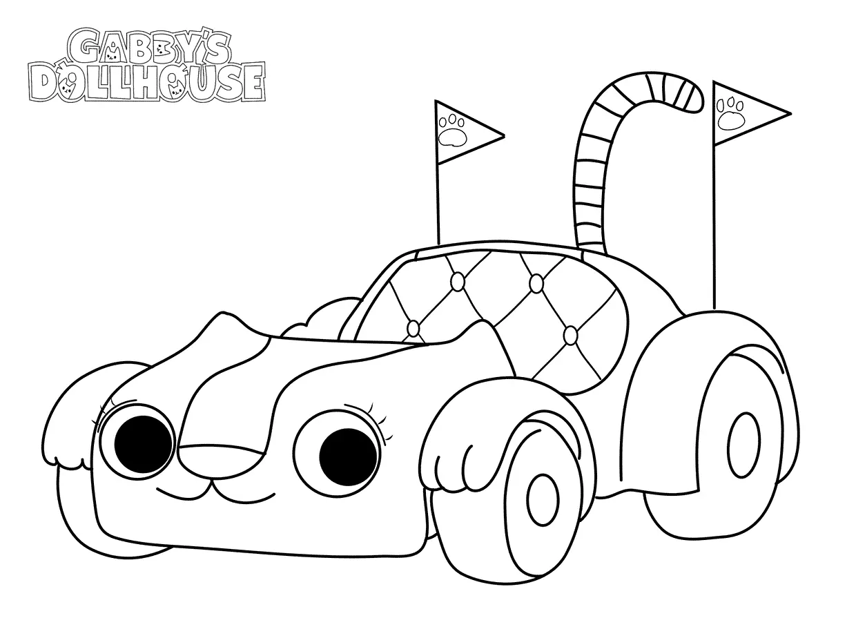 Gabby s Dollhouse Coloring Pages 11