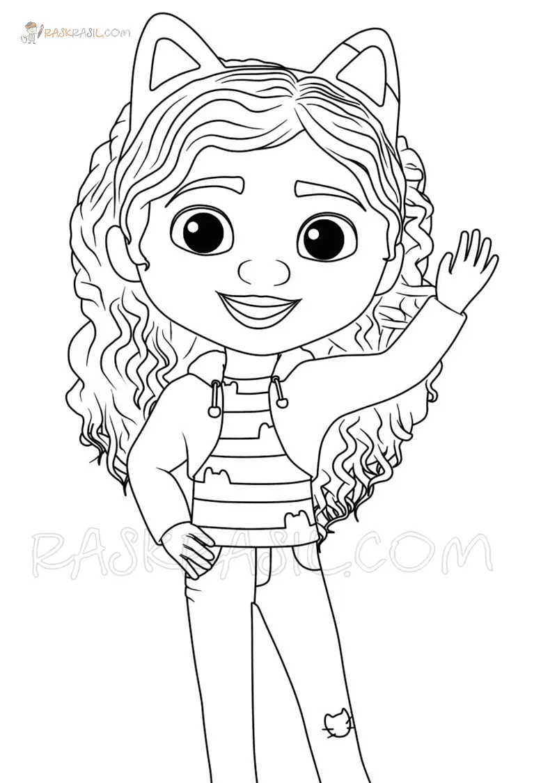 Gabby s Dollhouse Coloring Pages 17
