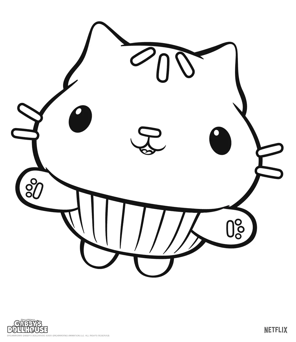Gabby s Dollhouse Coloring Pages 18