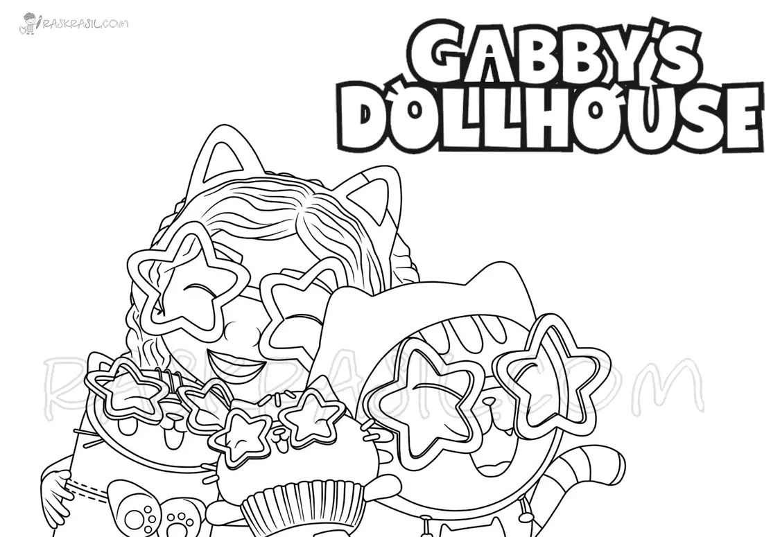 Gabby s Dollhouse Coloring Pages 26