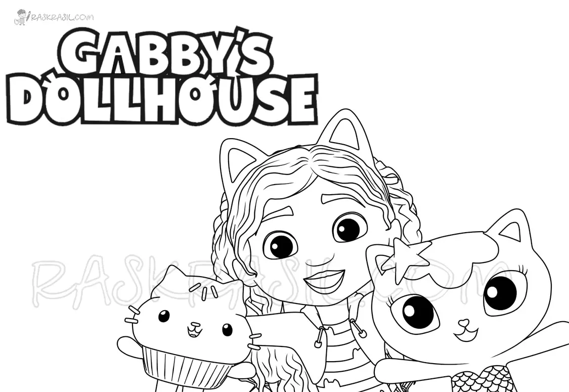 Gabby s Dollhouse Coloring Pages 31