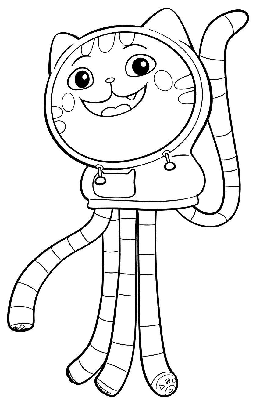 Gabby s Dollhouse Coloring Pages 35