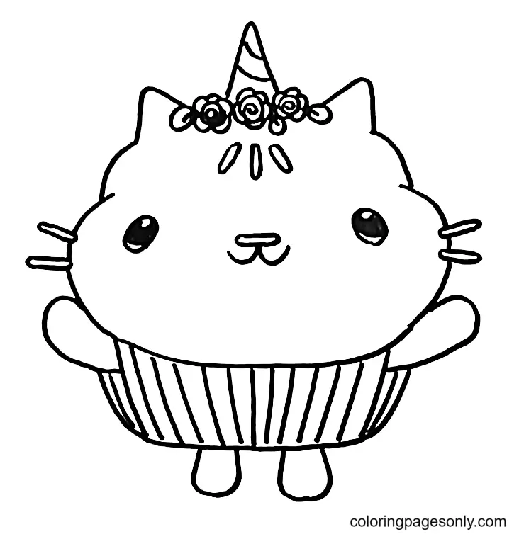 Gabby s Dollhouse Coloring Pages 4