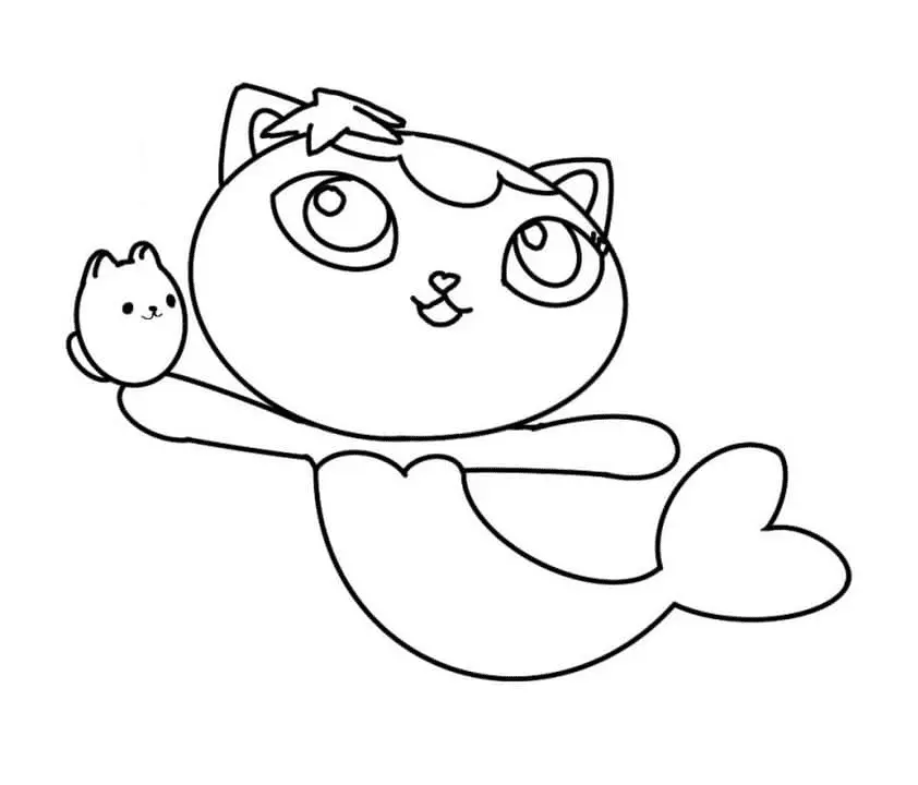 Gabby s Dollhouse Coloring Pages 42