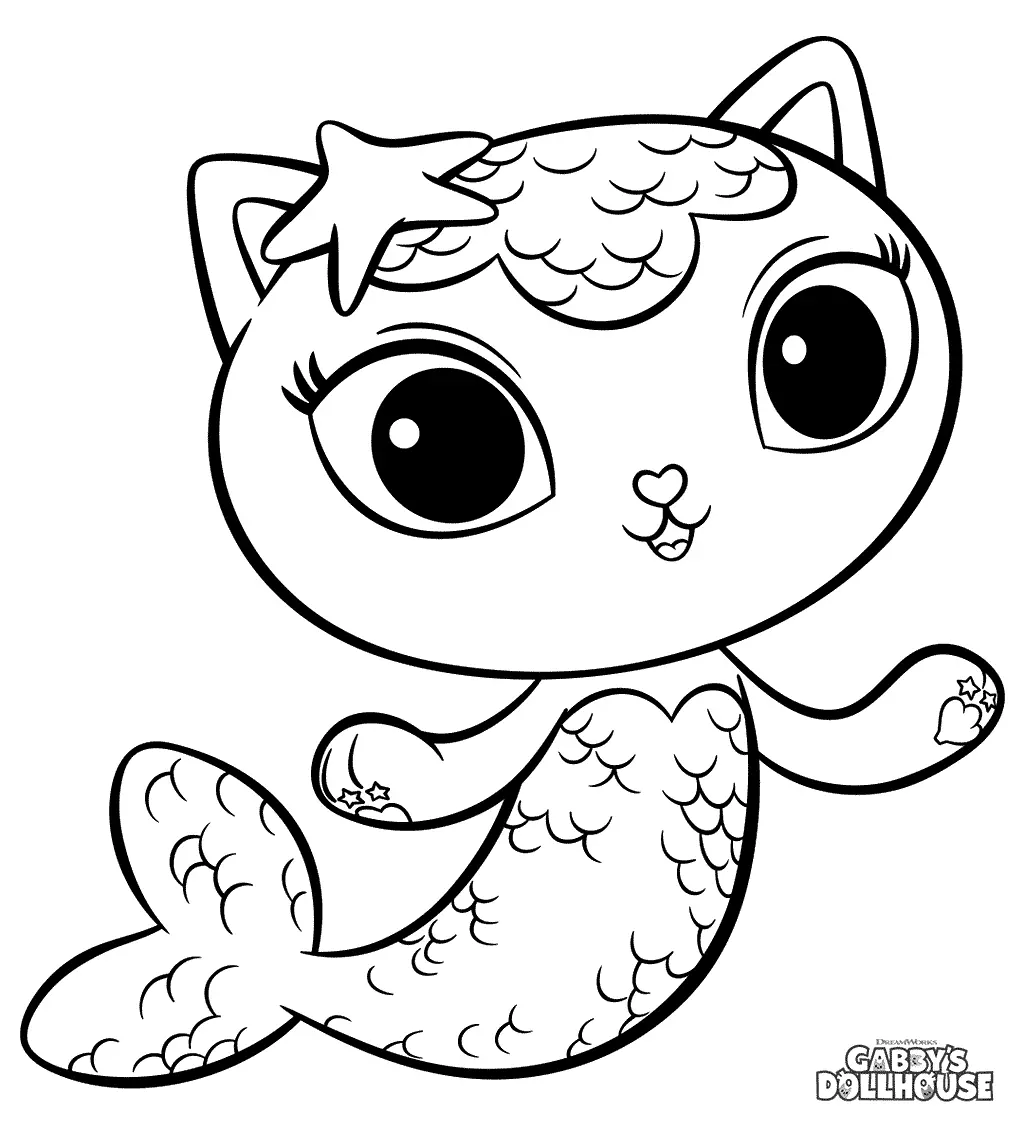 Gabby s Dollhouse Coloring Pages 5