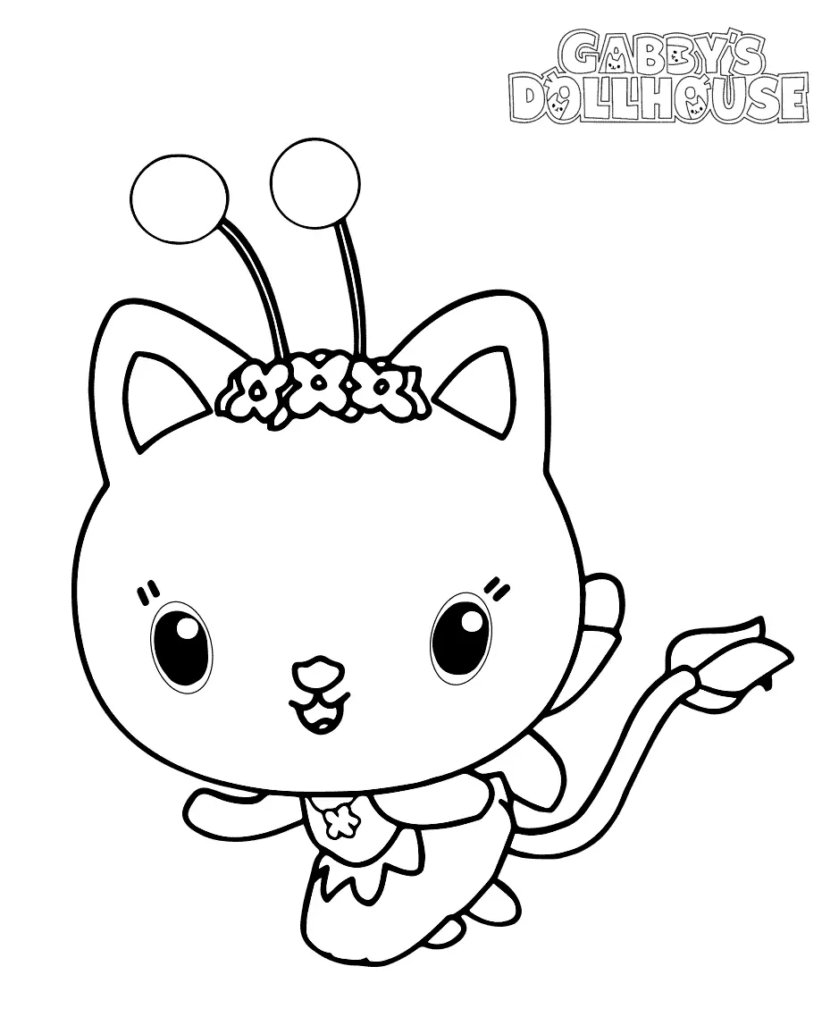Gabby s Dollhouse Coloring Pages 6