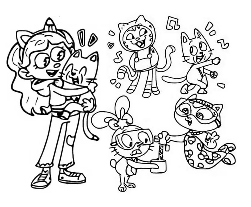 Gabby s Dollhouse Coloring Pages 63