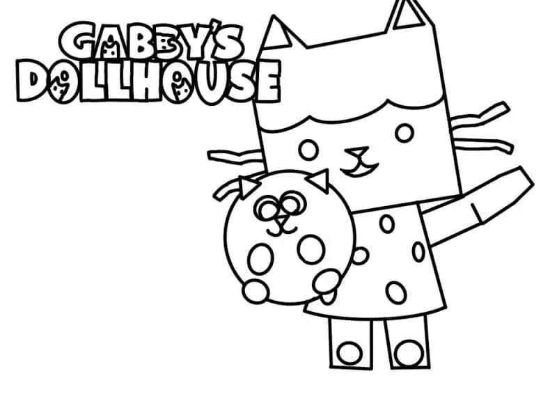 Desenhos de Casa Magica da Gabby Para Colorir 65