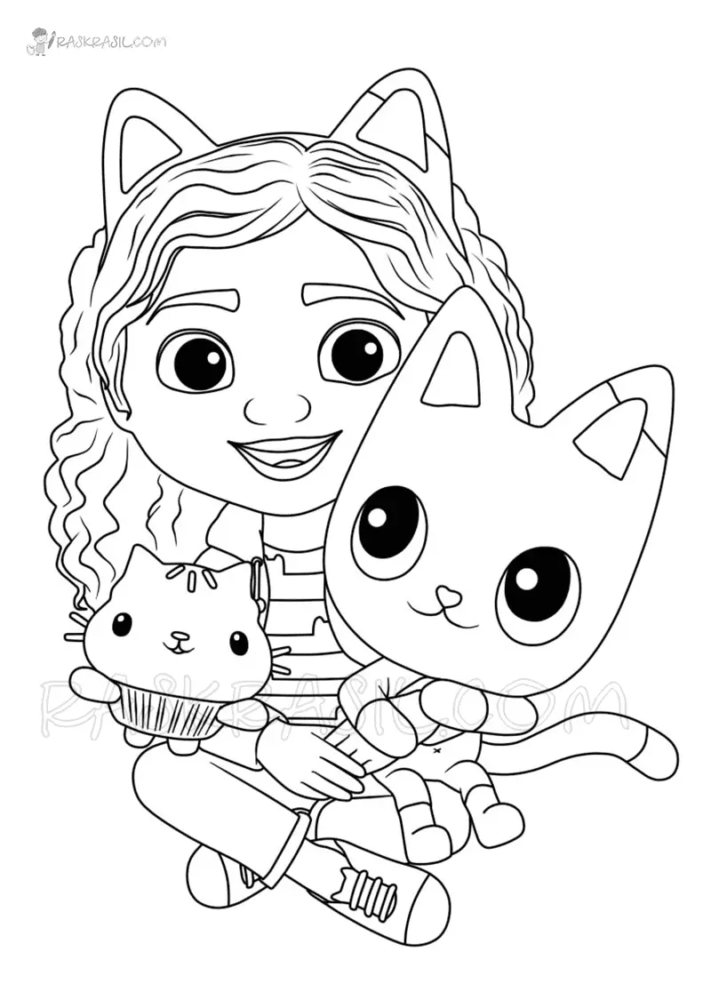 Gabby s Dollhouse Coloring Pages 7