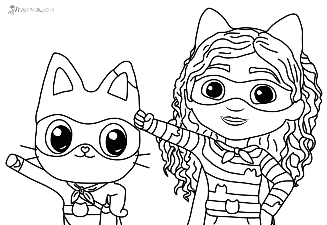 Gabby s Dollhouse Coloring Pages 8