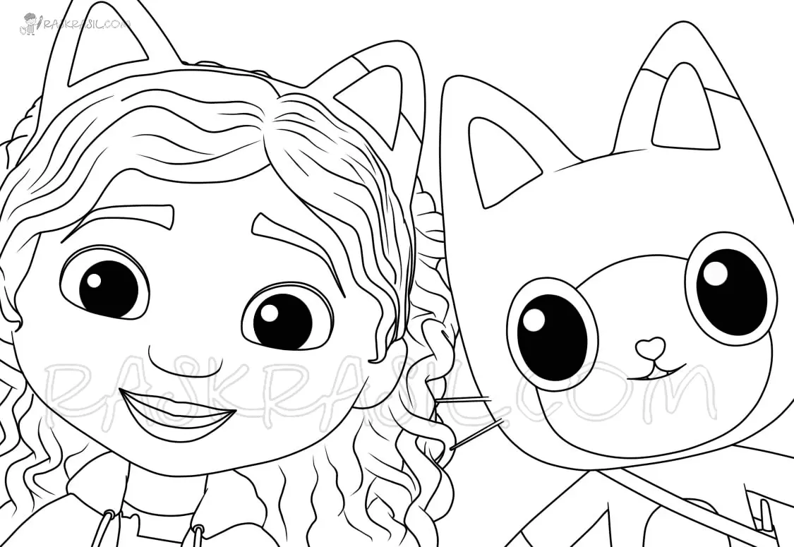 Gabby s Dollhouse Coloring Pages 9