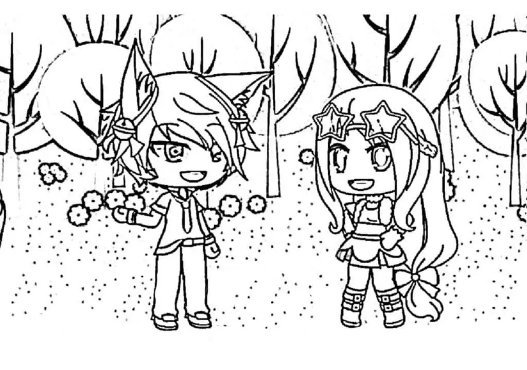 Gacha Life Para Colorear 102