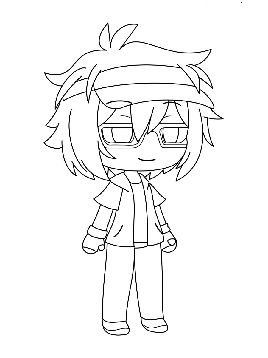 Gacha Life Para Colorear 50