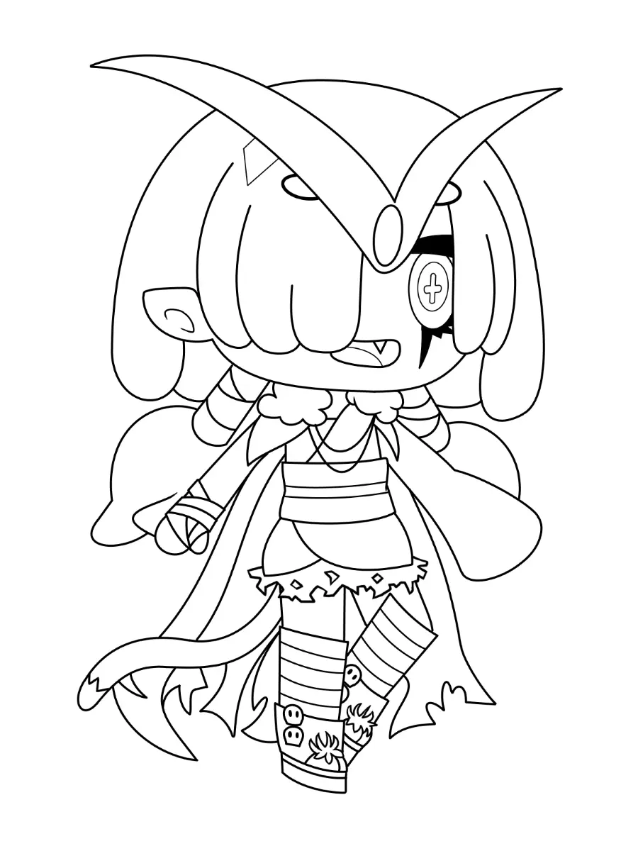 Gacha Life Coloring Pages 55