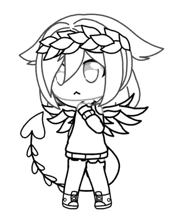Gacha Life Coloring Pages 57