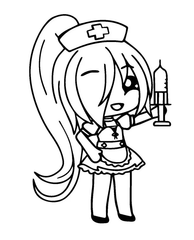 Gacha Life Coloring Pages 68