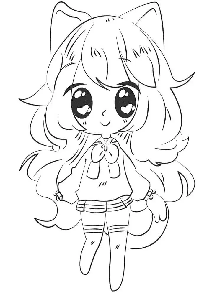 Gacha Life Coloring Pages 78