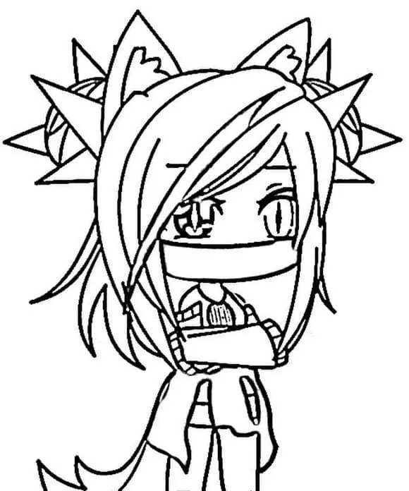 Gacha Life Coloring Pages 81