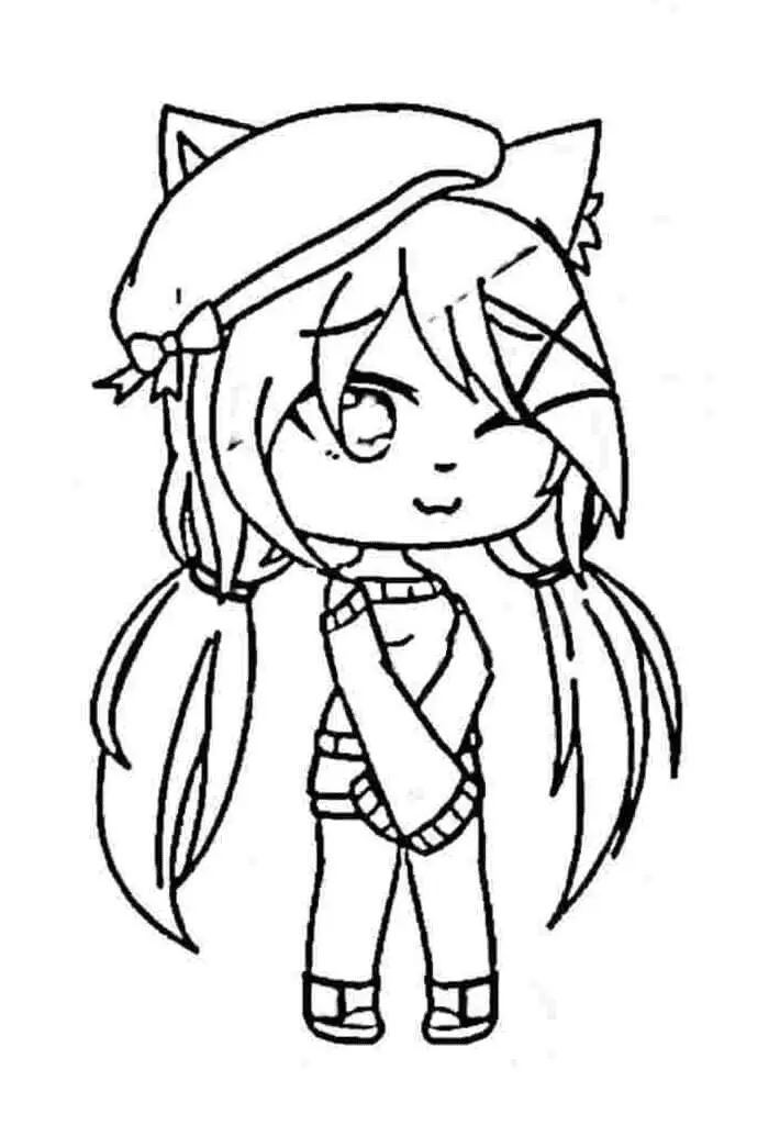 Gacha Life Coloring Pages 85