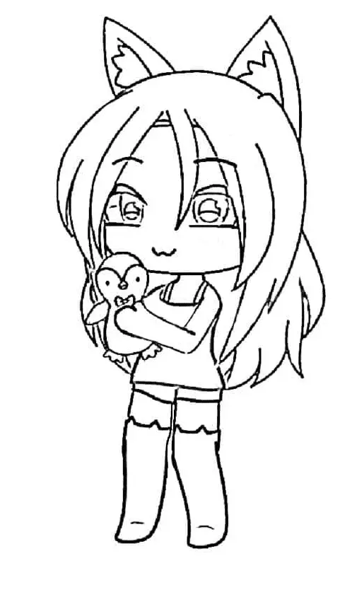 Gacha Life Coloring Pages 90