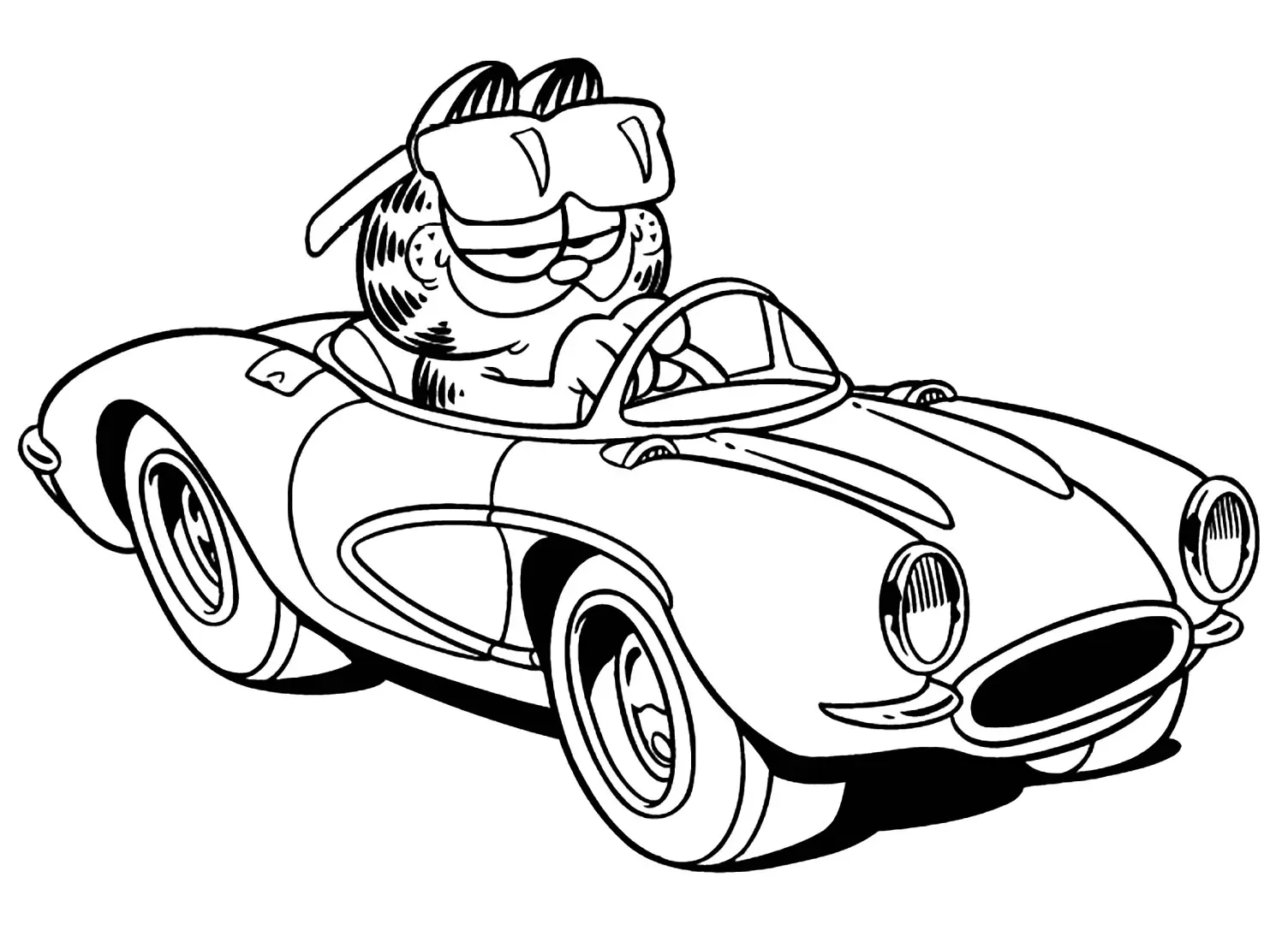 Garfield Coloring Pages 32